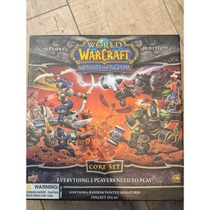 World of Warcraft Miniatures Game Core Set Deluxe Edition Upper Deck Blizzard